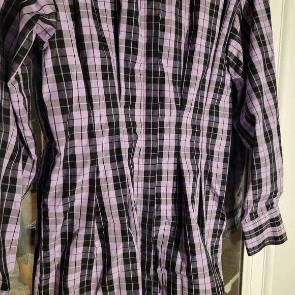 Plaid Corset Shirt Dress - Picture 3 of 4